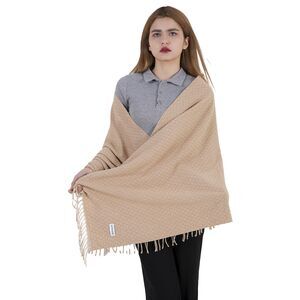 2489 Women's Long Plaid Scarf Chunky Oversized Winter Warm Cashmere Shawl